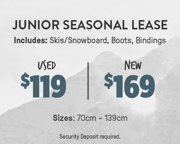 Junior Seasonal Lease – Used $119 | New $169